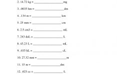 Metric Unit Conversion Worksheet | Physical Science | Metric System | Free Printable Physics Worksheets
