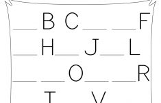 Missing Letter Worksheets (Free Printables) - Doozy Moo | Fill In The Missing Letters In Words Printable Worksheets