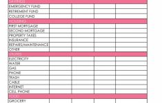 Monthly Home Budget Spreadsheet Easy Worksheet Excel Free Download | Free Printable Home Budget Worksheet