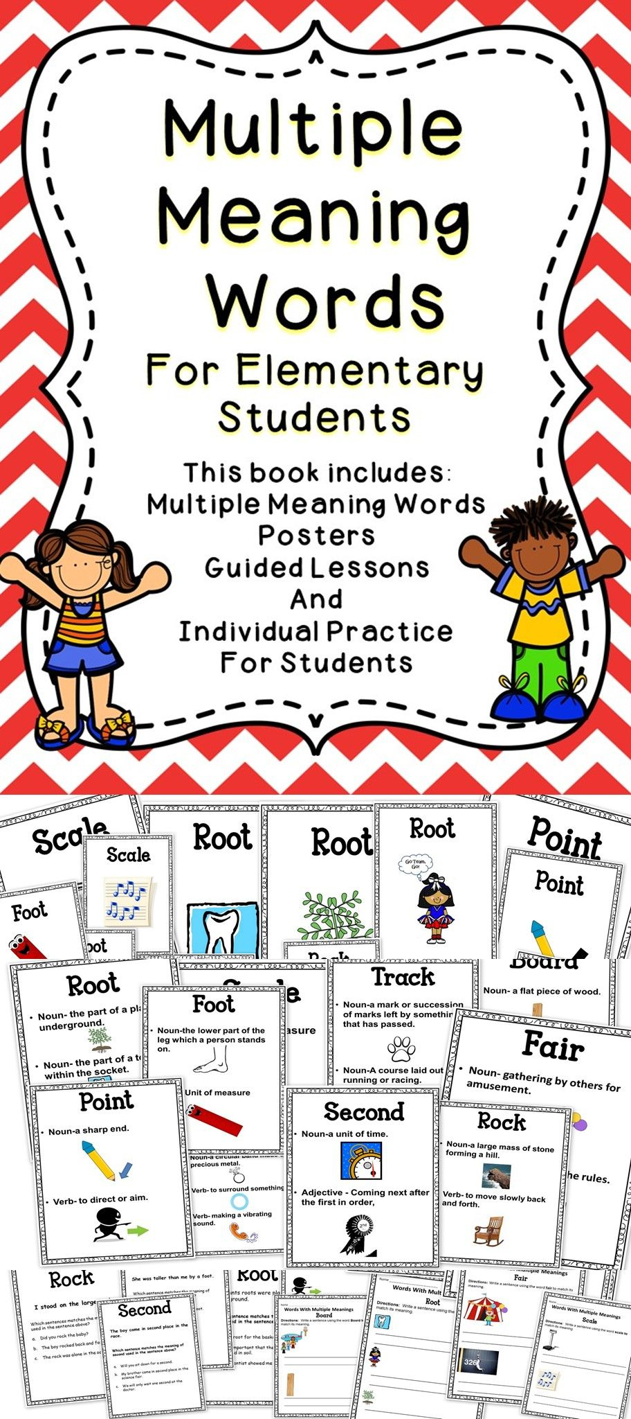 Multiple Meaning Words | 2Nd Grade // Ela | Multiple Meaning Words | Free Printable Multiple Meaning Words Worksheets