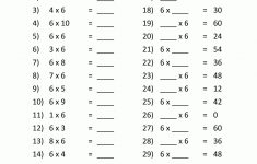Multiplication Drill Sheets 3Rd Grade | 7 Grade Worksheets Free Printables