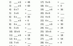 Multiplication Drill Sheets 3Rd Grade | 7Th Grade Math Worksheets Printable With Answers