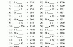 Multiplication Fact Sheets | Multiplication Worksheets Ks2 Printable