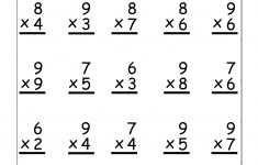 Multiplication – Vertical / Free Printable Worksheets – Worksheetfun | Arithmetic Worksheets Printable