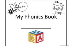 My Phonics Book Worksheet - Free Esl Printable Worksheets Made | Short A Printable Worksheets