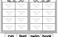 Nouns And Verbs (Sorting) Tons Of Fun Printables! | Write~Nouns | Free Printable Verb Worksheets