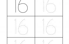 Number 16 Writing, Counting And Identification Printable Worksheets | Printable Worksheets Com