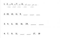 Number And Shape Patterns Worksheets | Printable Number Pattern Worksheets