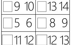 Number Order Kindergarten Free Printable Worksheets: Numbers 1-20 | Frame Games Printable Worksheets