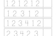 Number Patterns Worksheet - Free Kindergarten Math Worksheet For Kids | Printable Number Pattern Worksheets