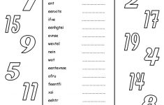 Numbers 1-20 Worksheet - Free Esl Printable Worksheets Madeteachers | Counting Worksheets 1 20 Printable