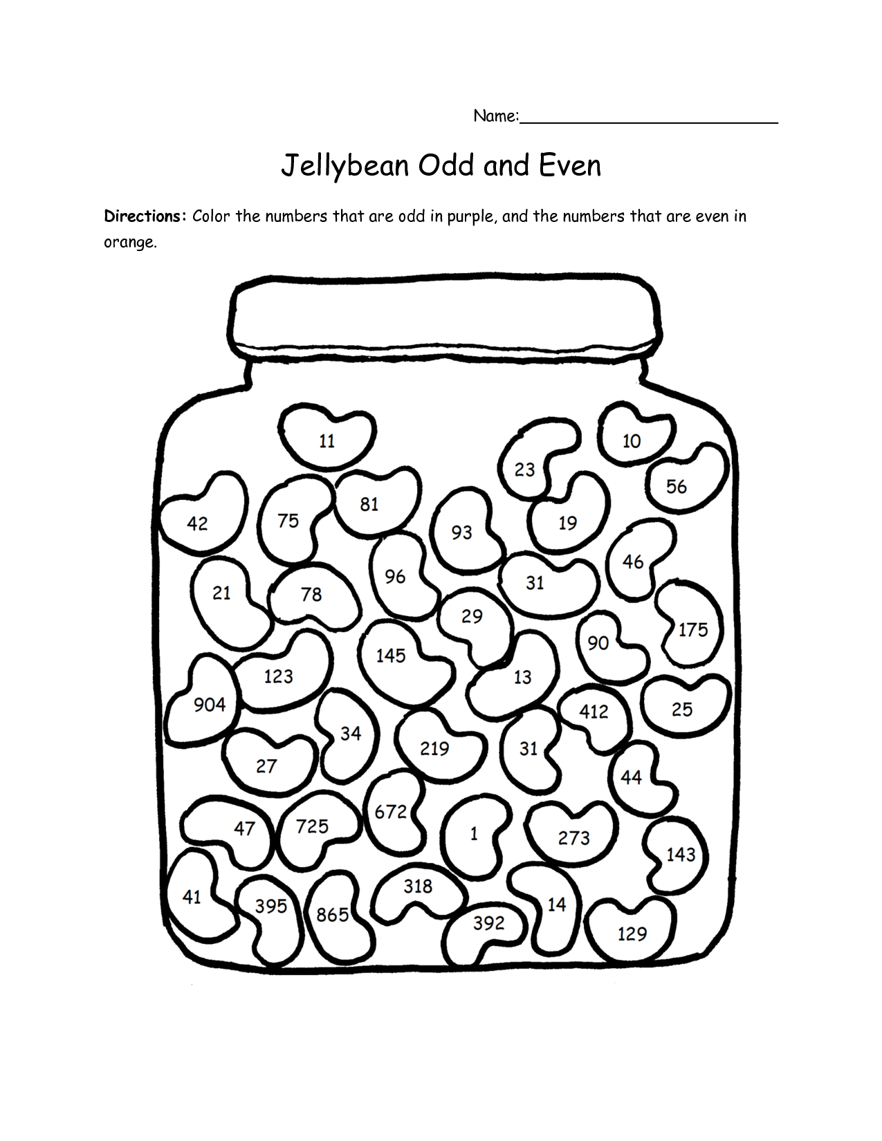 Odd And Even Worksheets | Odd And Even Colouring Pages | Math | Odd And Even Printable Worksheets