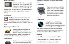 Old Inventions Worksheet - Free Esl Printable Worksheets Made | Inventions Printable Worksheets