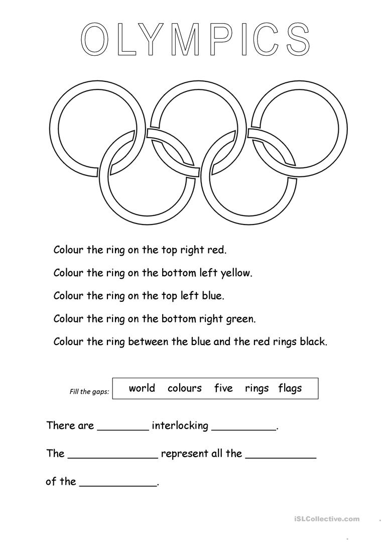 The 2018 Winter Olympics Worksheet Free Esl Printable Worksheets 