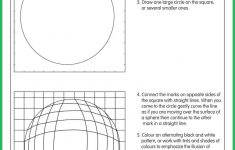 Optical Illusion-Bulge | Class | Art Worksheets, Art, Illusion Art | Optical Illusion Worksheets Printable