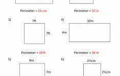 Perimeter Worksheets | 7Th Grade Math Printable Worksheets With Answers