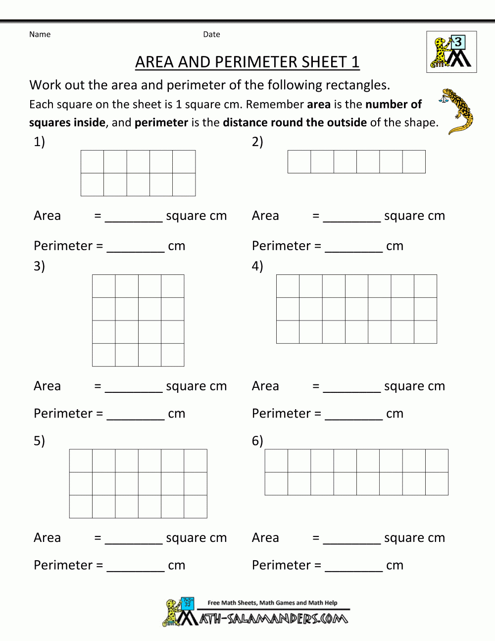 Perimeter Worksheets | Free Printable Perimeter Worksheets 3Rd Grade