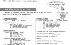 Personal Hygiene Worksheets For Kids Level 2-5 | Hygiene | Hygiene | Personal Hygiene Activities Worksheets Printable