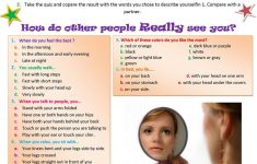 Personality Quiz Worksheet - Free Esl Printable Worksheets Made | Personality Quiz Printable Worksheet
