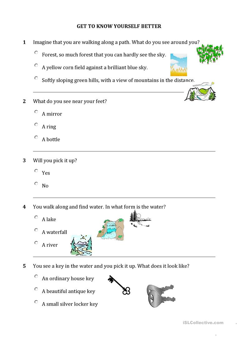 Personality Quiz Worksheet - Free Esl Printable Worksheets Made | Personality Quiz Printable Worksheet