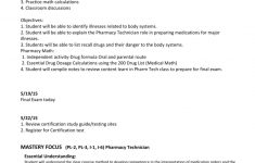 Pharm-Tech Lesson Plan | Printable Pharmacy Technician Math Worksheets