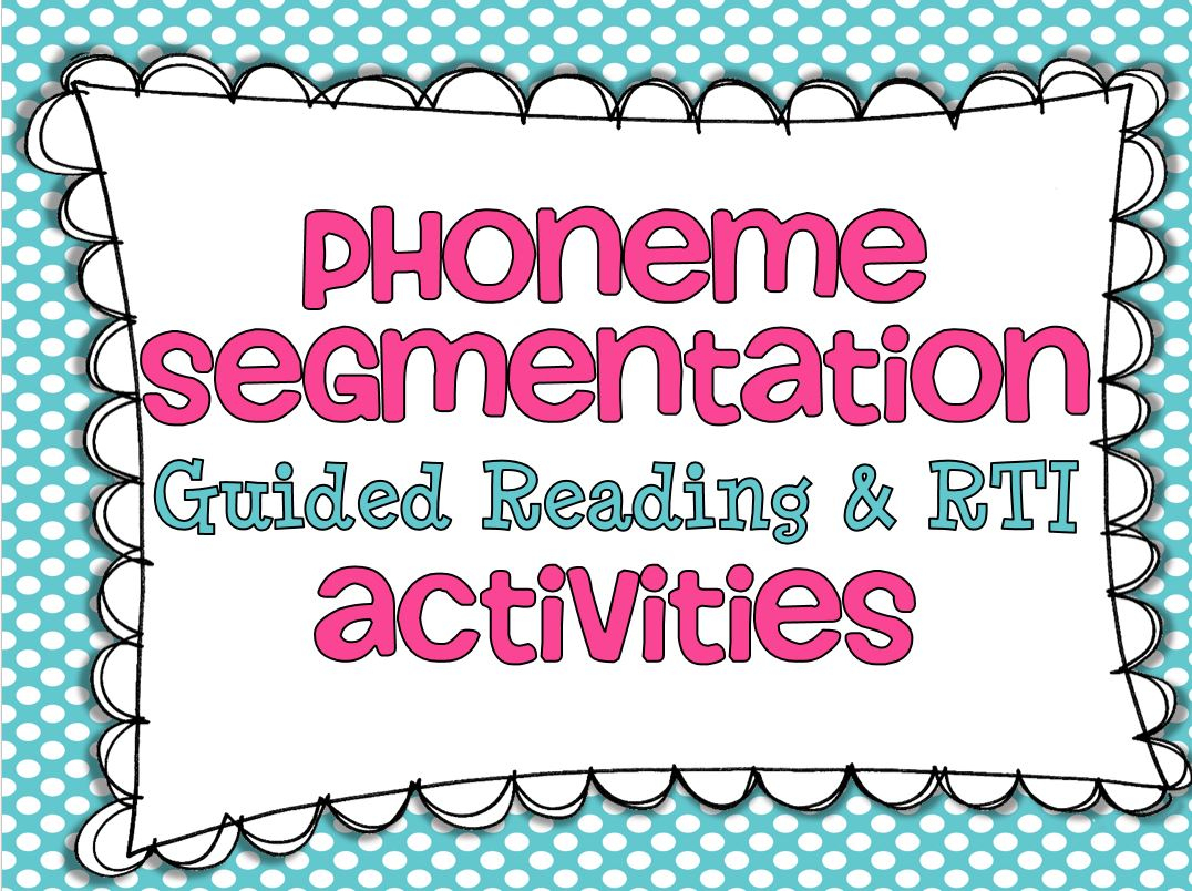 Phoneme Segmentation {And A Freebie} - Little Minds At Work | Free Printable Phoneme Segmentation Worksheets