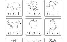 Phonics Worksheet For Beginners - Free Kindergarten English | Printable Phonics Worksheets