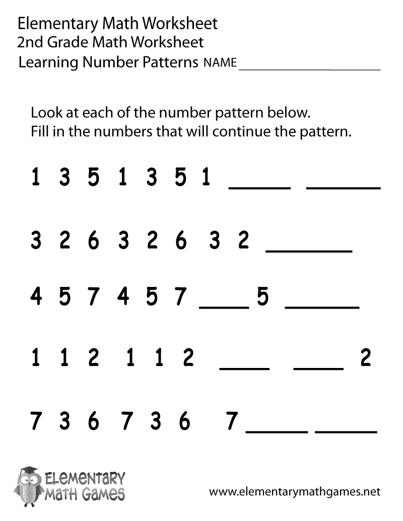 Pinwomanofgodde On Lesson Planning | Math Worksheets, 2Nd Grade | Printable Number Pattern Worksheets