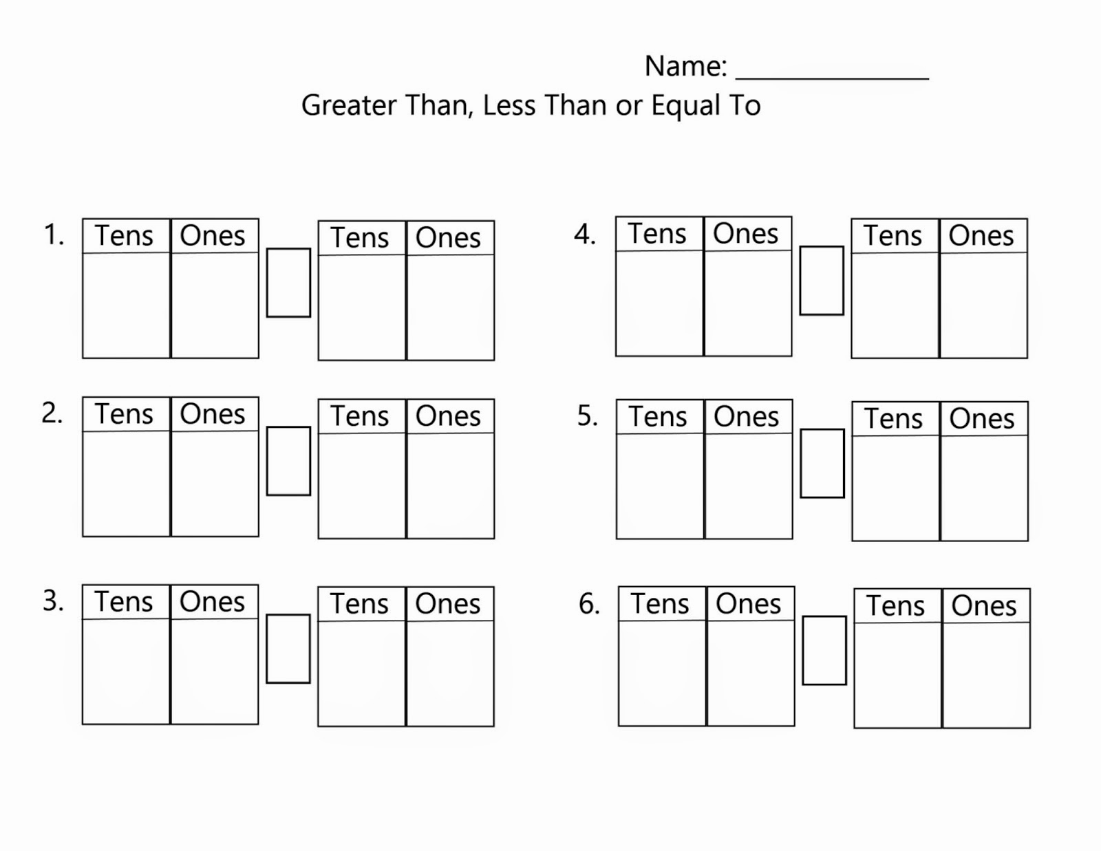 Free Printable Tens And Ones Worksheets For First Grade Lexia s Blog