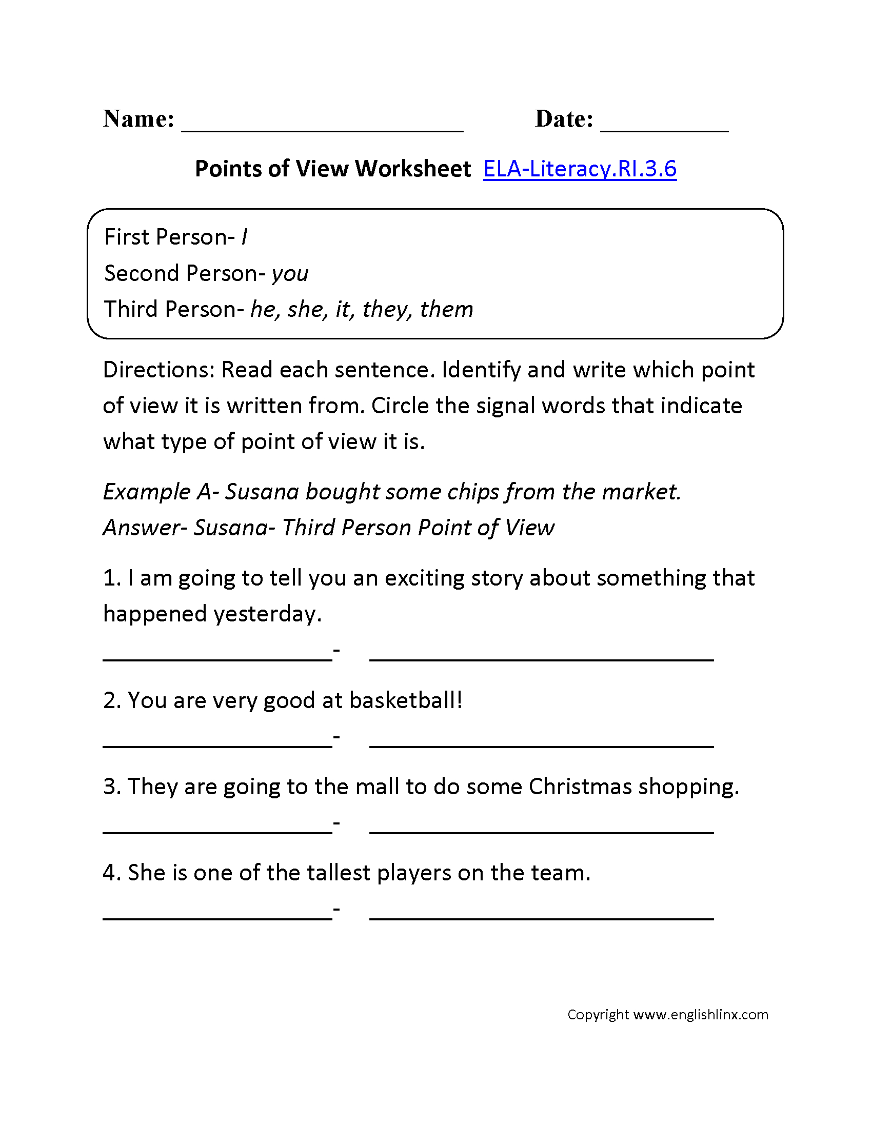 3Rd Grade Language Arts Worksheets Printables Lexia s Blog