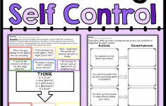Practicing Self Control | Counselorchelsey On Tpt | Counseling | Impulse Control Worksheets Printable