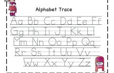 Pre K Letter Tracing Worksheets A With Pre Kindergarten Alphabet | Free Printable Alphabet Tracing Worksheets