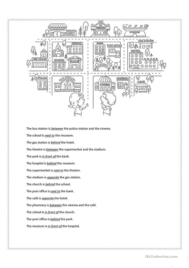 Prepositions Of Place Worksheet - Free Esl Printable Worksheets Made | Free Printable Worksheets For Prepositions