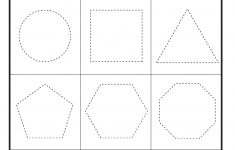Preschool Shapes Tracing Worksheet | Printable Worksheets | Free Printable Tracing Worksheets For Preschoolers