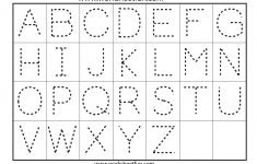 Preschool Worksheets Alphabet Tracing Letter A | Art | Alphabet | Free Printable Preschool Worksheets Tracing Letters