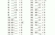 Printable Division Worksheets 3Rd Grade | Printable 3Rd Grade Math Worksheets