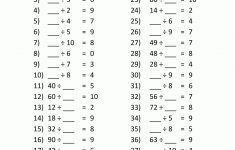 Printable Division Worksheets 3Rd Grade | Printable Fraction Worksheets For Grade 3