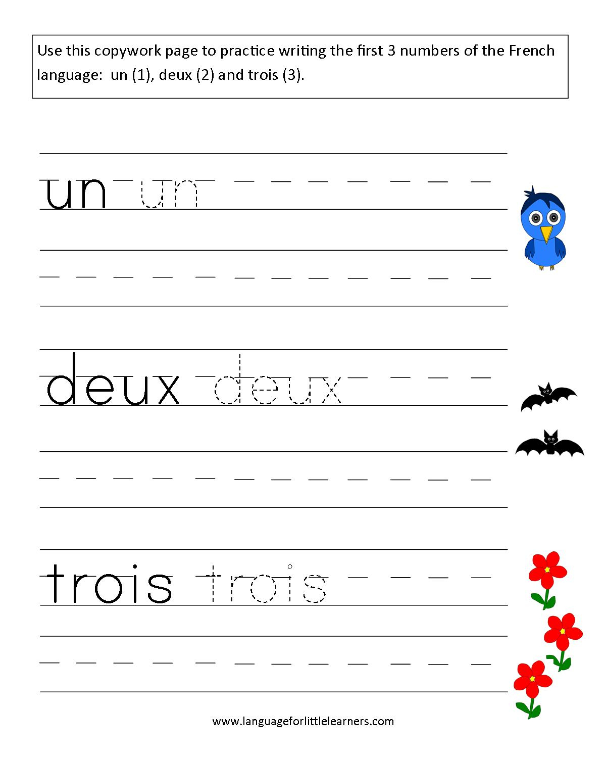 Free Printable French Worksheets For Grade 4 Forms Articles In French