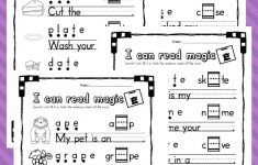 Printable Magic E - Long A Worksheets - Only Passionate Curiosity | Magic E Worksheets Free Printable