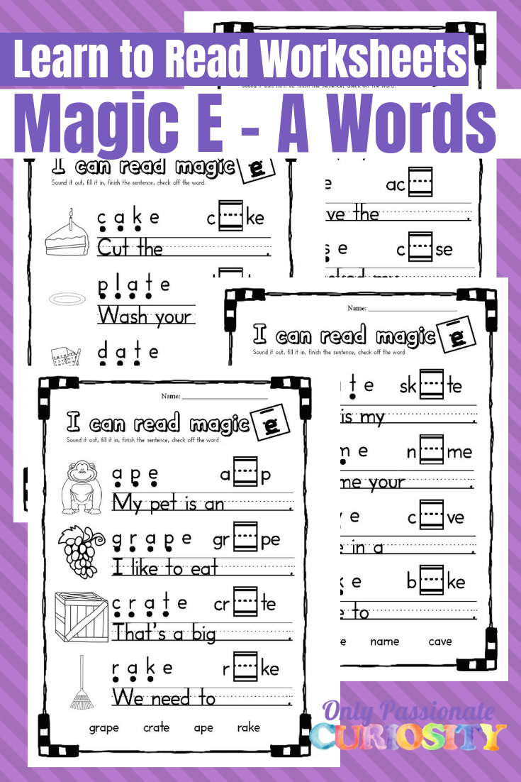 Magic E Worksheets Free Printable Lexia s Blog