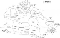 Printable Map Of Canada Provinces | Printable, Blank Map Of Canada | Free Printable Map Of Canada Worksheet