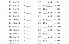 Printable Math Sheets Multiplication With Missing Variables | Printable Multiplication Worksheets