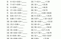 Printable-Math-Sheets-Place-Value-Hundredths-5.gif (1000×1294 | Place Value Worksheets 4Th Grade Free Printable