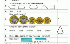 Printable Mental Maths Year 2 Worksheets | Key Stage 1 Maths Printable Worksheets