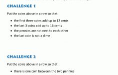 Printable Money Worksheets 3Rd Grade Money Challenges | Free Printable Money Worksheets For 3Rd Grade