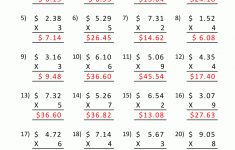 Printable Multiplication Sheet 5Th Grade | 5Th Grade Math Multiplication Worksheets Printable