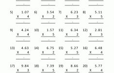 Printable Multiplication Sheet 5Th Grade | 5Th Grade Math Worksheets Printable