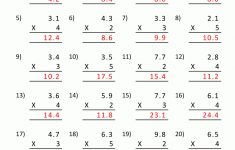 Printable Multiplication Sheets 5Th Grade | 5Th Grade Math Multiplication Worksheets Printable