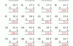 Printable Multiplication Sheets 5Th Grade | Printable Math Worksheets 4Th 5Th Grade