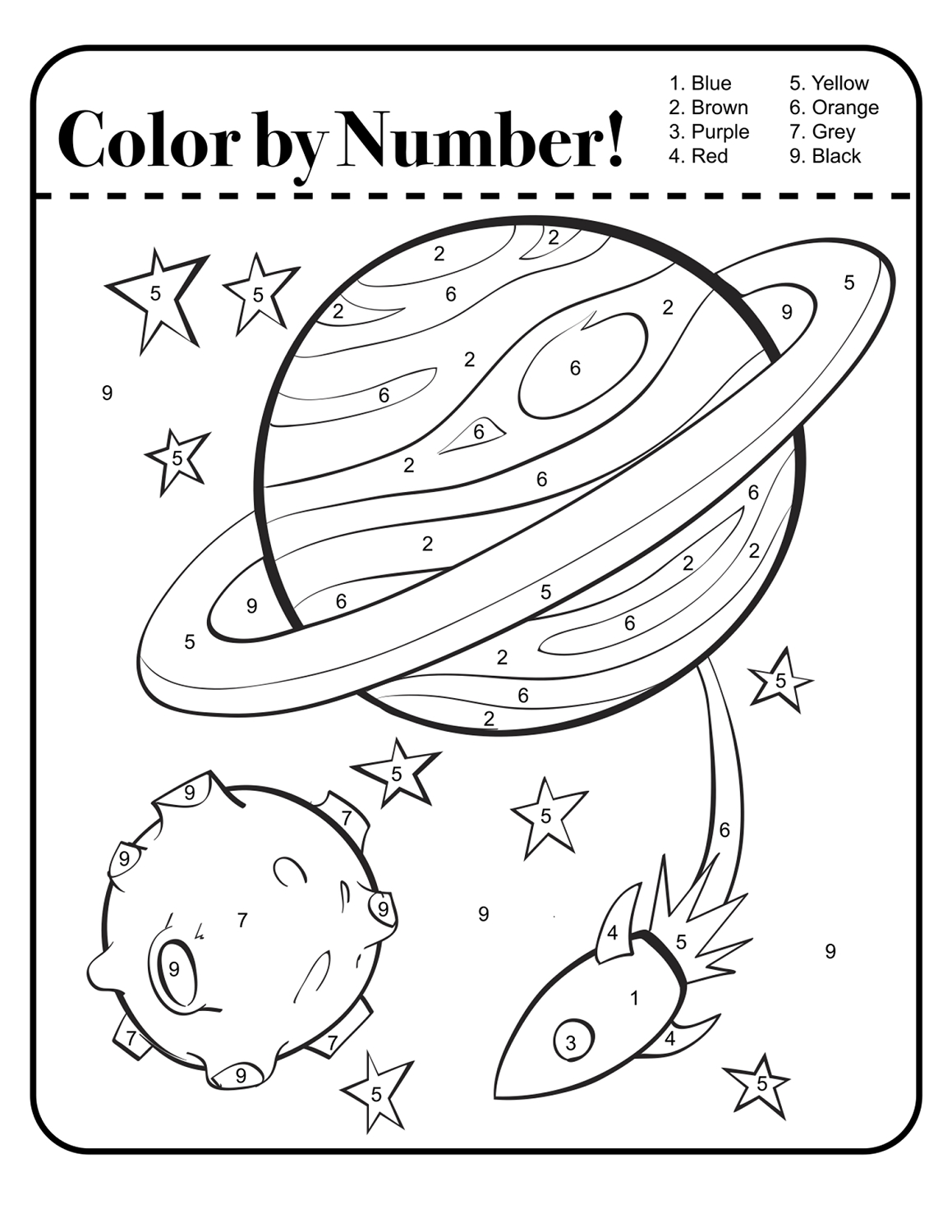 Printable Outer Space Worksheets | Activity Shelter | Free Printable Space Worksheets